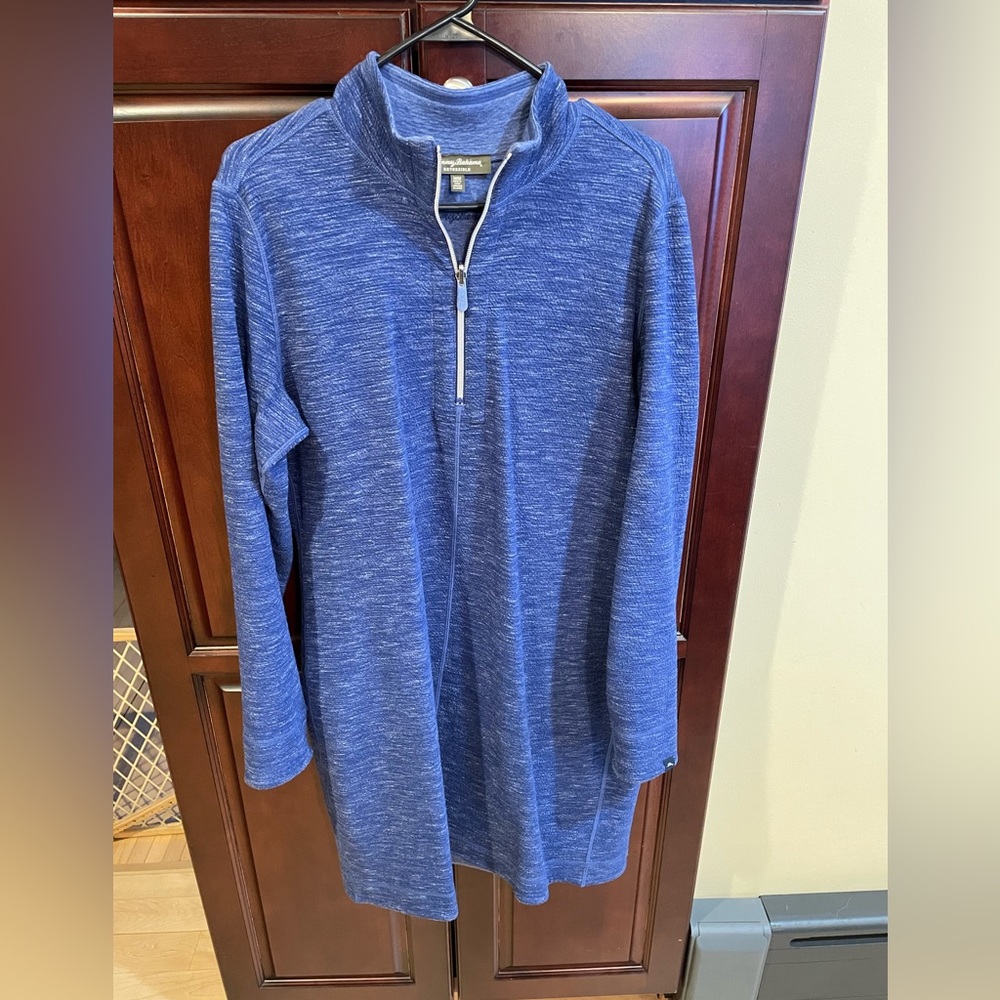 Tommy Bahama Flip Side Reversible Stretch Knit Jersey Sweatshirt Dress Size M